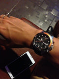 Fossil Wakefield Chronograph Black Dial Black Leather Strap Watch for Men - CH2953 Authentic Buy Shop Now