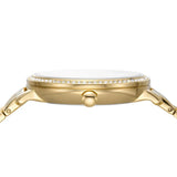 Fossil Jacqueline Moonphase Mother of Pearl Dial Gold Steel Strap Watch for Women - ES5167 Authentic Buy Shop Now
