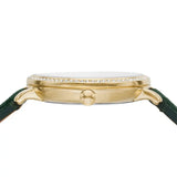 Fossil Jacqueline Multifunction Moonphase Mother of Pearl White Dial Green Leather Strap Watch for Women - ES5244 Authentic Buy Shop Now
