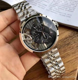 Fossil Townsman Multifunction Black Dial Silver Steel Strap Watch for Men - ME1135 Authentic Buy Shop Now