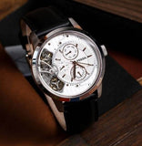 Fossil Townsman Twist Multifunction White Dial Black Leather Strap Watch for Men - ME1164 Authentic Buy Shop Now