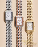 Fossil Raquel Three Hand White Dial Two Tone Steel Strap Watch For Women - ES5222 Authentic Buy Shop Now