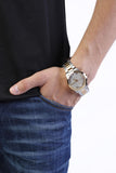 Gucci G Timeless Silver Dial Two Tone Steel Strap Watch For Men - YA126474 Authentic Buy Shop Now
