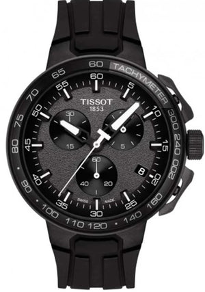 Tissot T Race Cycling Chronograph Black Dial Black Rubber Strap Watch For Men - T111.417.37.441.03 Authentic Buy Shop Now