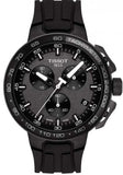 Tissot T Race Cycling Chronograph Black Dial Black Rubber Strap Watch For Men - T111.417.37.441.03 Authentic Buy Shop Now