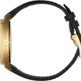 Gucci GG2570 Black Dial Black Leather Strap Watch For Men - YA142310 Authentic Buy Shop Now
