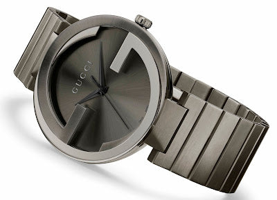 Gucci G Interlocking Quartz Grey Dial Grey Steel Strap Watch For Men - YA133210 Authentic Buy Shop Now