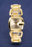 Gucci G Gucci Brown Dial Rose Gold Steel Strap Watch For Women - YA125408 Authentic Buy Shop Now