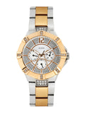 Guess Vista Analog Diamonds Silver Dial Two Tone Steel Strap Watch for Women - W0024L1 Authentic Buy Shop Now