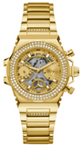 Guess Fusion Chronograph Gold Dial Gold Steel Strap Watch for Women - GW0552L2 Authentic Buy Shop Now