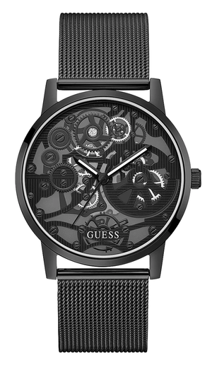Guess Gadget Black Dial Black Mesh Bracelet Watch for Men - GW0538G3 Authentic Buy Shop Now