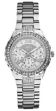 Guess Viva Quartz Silver Dial Silver Steel Strap Watch For Women - W0111l1 Authentic Buy Shop Now