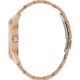 Guess Crush Rose Gold Dial Rose Gold Steel Strap Watch For Women - GW0020L3 Authentic Buy Shop Now
