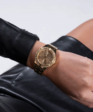 Guess Cosmo Diamonds Gold Dial Gold Steel Strap Watch For Women - GW0033L2 Authentic Buy Shop Now