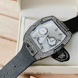 Guess Phoenix Multifunction Silver Dial Black Silicone Strap Watch For Men - GW0048G1 Authentic Buy Shop Now