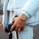 Guess Phoenix Multifunction Crystals Gold Dial Gold Steel Strap Watch For Men - GW0094G2 Authentic Buy Shop Now