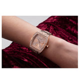 Guess Raven Diamonds Rose Gold Dial Rose Gold Steel Strap Watch for Women - GW0104L3 Authentic Buy Shop Now