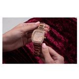 Guess Raven Diamonds Rose Gold Dial Rose Gold Steel Strap Watch for Women - GW0104L3 Authentic Buy Shop Now