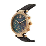 Guess Solstice Diamonds Black Mother of Pearl Dial Black Rubber Strap Watch for Women - GW0113L2 Authentic Buy Shop Now