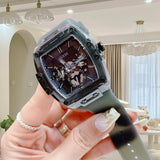 Guess Phoenix Multifunction Black Dial Grey Silicone Strap Watch For Men - GW0203G9 Authentic Buy Shop Now