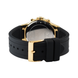 Guess Moonlight Crystals Silver Dial Black Silicone Strap Watch For Women - GW0257L1 Authentic Buy Shop Now