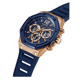 Guess Momentum Chronograph Blue Dial Blue Rubber Strap Watch for Men - GW0263G2 Authentic Buy Shop Now
