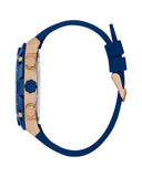Guess Navigator Chronograph Blue Dial Blue Rubber Strap Watch for Men - GW0264G4 Authentic Buy Shop Now