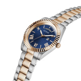 Guess Quartz Blue Dial Two Tone Steel Strap Watch For Men - GW0265G12 Authentic Buy Shop Now