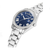 Guess Luna Diamonds Blue Dial Silver Steel Strap Watch for Women - GW0307L1 Authentic Buy Shop Now