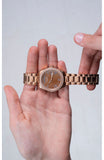 Guess Luna Diamonds Rose Gold Dial Rose Gold Steel Strap Watch for Women - GW0307L3 Authentic Buy Shop Now
