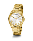 Guess Luna White Dial Gold Steel Strap Watch for Women - GW0308L2 Authentic Buy Shop Now