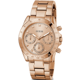 Guess Eclipse Rose Gold Dial Rose Gold Steel Strap Watch for Women - GW0314L3 Authentic Buy Shop Now