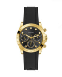 Guess Eclipse Multi Function Black Dial Black Rubber Strap Watch for Women - GW0315L1 Authentic Buy Shop Now