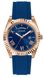 Guess Connoisseur Blue Dial Blue Silicone Strap Watch For Men - GW0335G2 Authentic Buy Shop Now