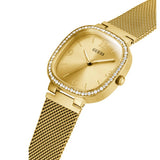 Guess Tapestry Diamonds Gold Dial Gold Mesh Bracelet Watch for Women - GW0354L2 Authentic Buy Shop Now