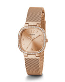 Guess Tapestry Diamonds Rose Gold Dial Rose Gold Mesh Bracelet Watch for Women - GW0354L3 Authentic Buy Shop Now