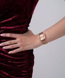 Guess Tapestry Diamonds Rose Gold Dial Rose Gold Mesh Bracelet Watch for Women - GW0354L3 Authentic Buy Shop Now