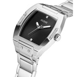 Guess Phoenix Black Dial Silver Steel Strap Watch for Men - GW0387G1 Authentic Buy Shop Now