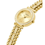 Guess Gala Diamonds Gold Dial Gold Steel Strap Watch for Women - GW0401L2 Authentic Buy Shop Now