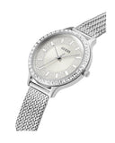 Guess Soiree Diamonds Silver Dial Silver Mesh Bracelet Watch for Women - GW0402L1 Authentic Buy Shop Now