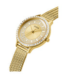 Guess Soiree Diamonds Gold Dial Gold Mesh Bracelet Watch for Women - GW0402L2 Authentic Buy Shop Now