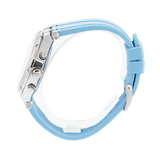 Guess Heiress Diamonds Blue Dial Blue Rubber Strap Watch for Women - GW0407L1 Authentic Buy Shop Now