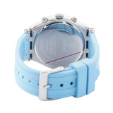 Guess Heiress Diamonds Blue Dial Blue Rubber Strap Watch for Women - GW0407L1 Authentic Buy Shop Now