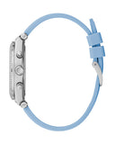 Guess Heiress Diamonds Blue Dial Blue Rubber Strap Watch for Women - GW0407L1 Authentic Buy Shop Now