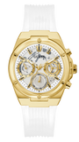 Guess Athena White Dial White Rubber Strap Watch for Women - GW0409L2 Authentic Buy Shop Now