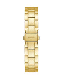 Guess Crown Jewel Diamonds White Dial Gold Steel Strap Watch for Women - GW0410L2 Authentic Buy Shop Now