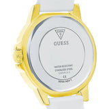 Guess Crown Jewel Multifunction Diamonds White Dial White Leather Strap Watch for Women - GW0411L1 Authentic Buy Shop Now
