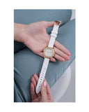 Guess Crown Jewel Multifunction Diamonds White Dial White Leather Strap Watch for Women - GW0411L1 Authentic Buy Shop Now