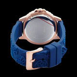 Guess Crown Jewel Diamonds White Dial Blue Rubber Strap Watch for Women - GW0411L2 Authentic Buy Shop Now
