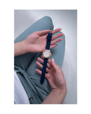 Guess Crown Jewel Diamonds White Dial Blue Rubber Strap Watch for Women - GW0411L2 Authentic Buy Shop Now